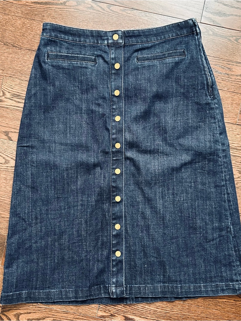 Talbots Dark Indigo Denim Skirt